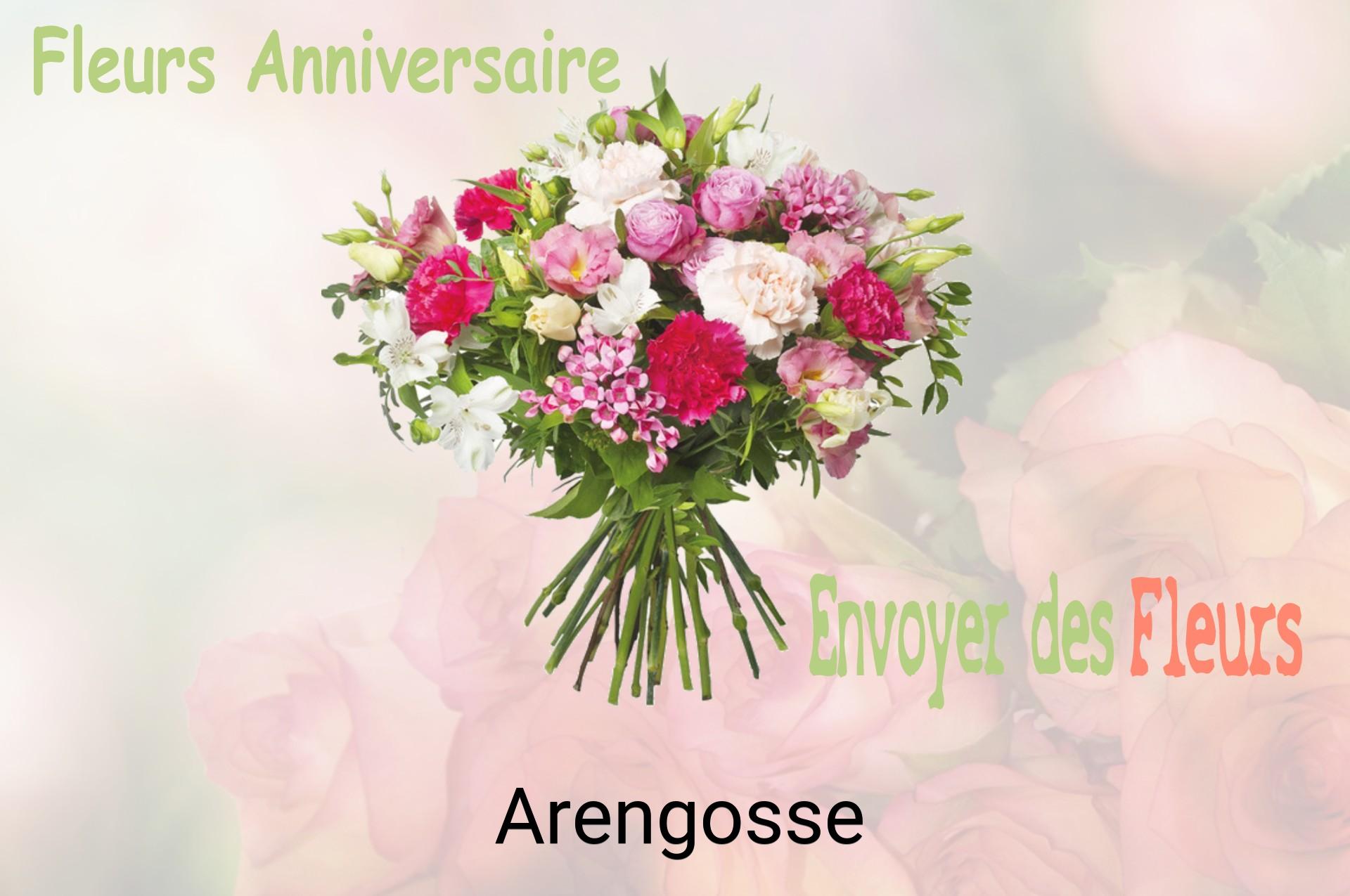 Bouquet de fleurs d’anniversaire livré à Arengosse