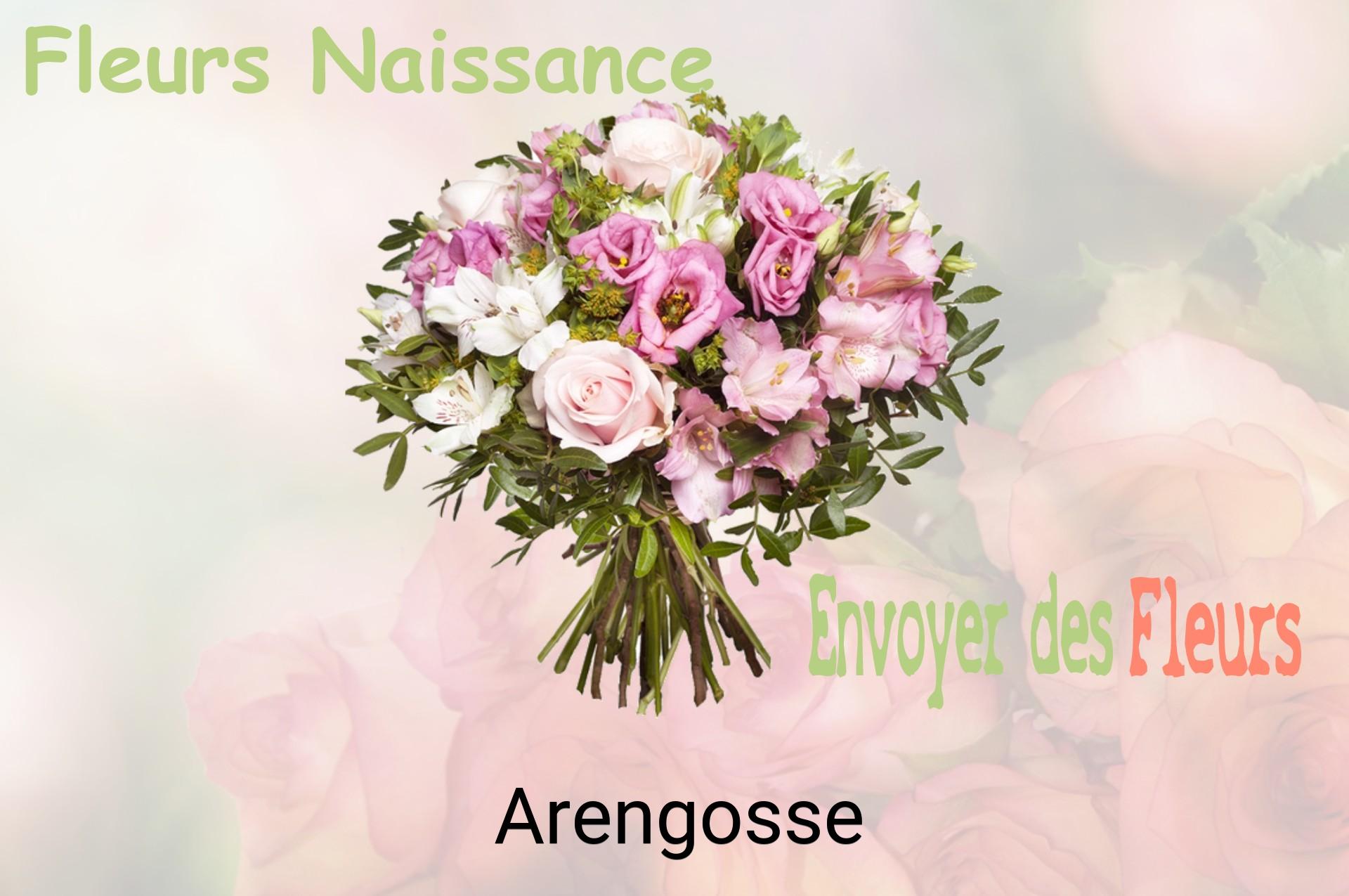 Bouquet de fleurs de naissance livré à Arengosse